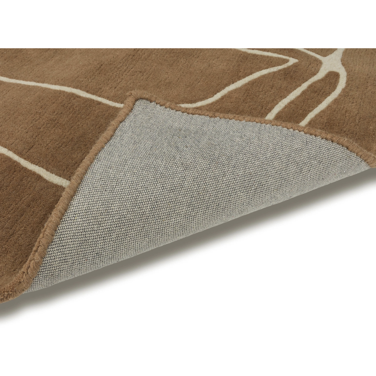 Tilda 144 X 108 inch Brown / Cream Indoor Rug, Hand-Tufted